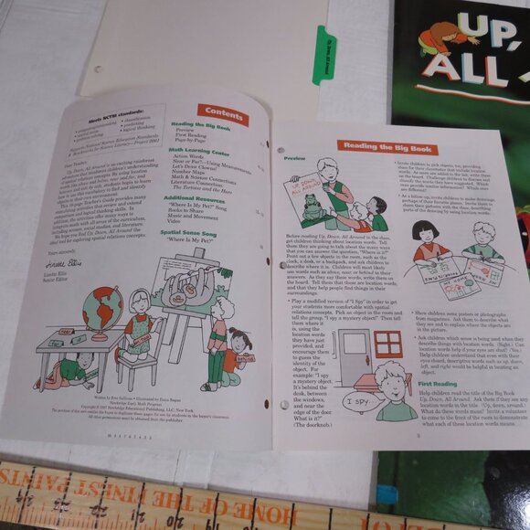 Up, Down, All Around BIG BOOK (almost 2 feet tall) with teacher pages CLASSROOM - Picture 8 of 14